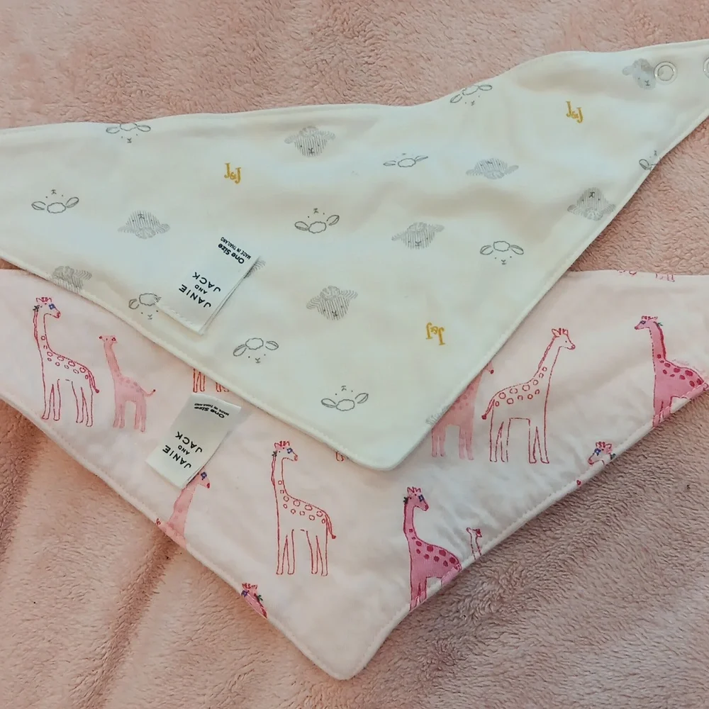 Set of 2 Janie and Jack Bibs